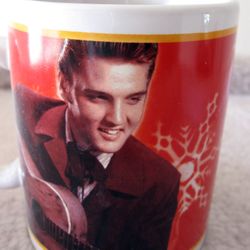 Elvis Presley Coffee Mug Tea Cup Christmas Holiday Signature Product Collectible