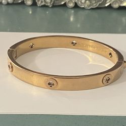 Kate Spade Cute Out Spade Gold Bangle 