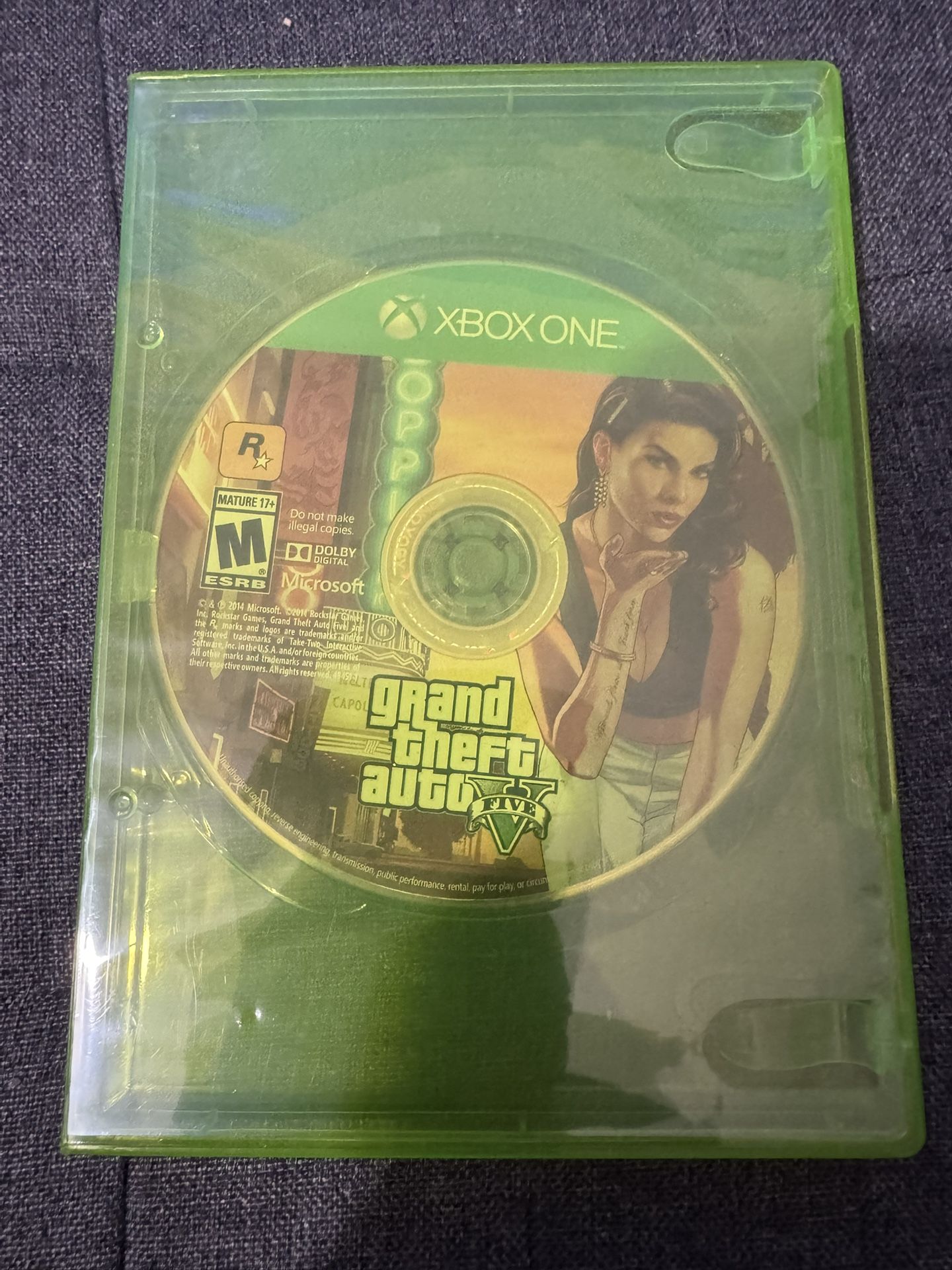Xbox One Grand Thief Auto 5