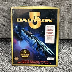 New, Sealed - Babylon 5: Limited Edition Entertainment Utility PC Game