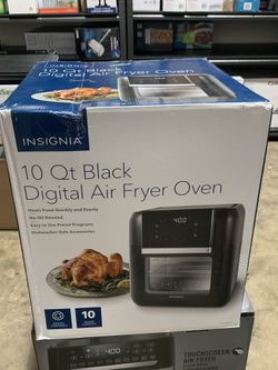Insignia 10 Qt Black Digital Air Fryer 