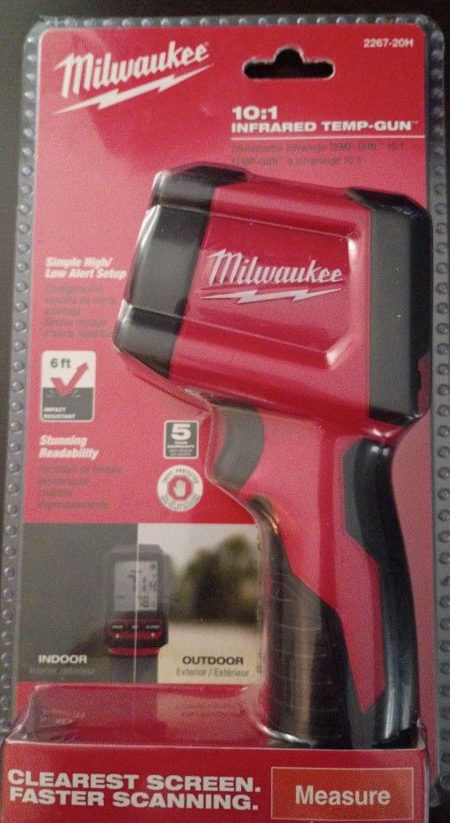 Milwaukee 10:1 Infrared Temp-Gun