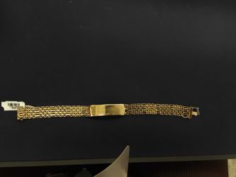 ID Bracelet - Yellow Gold 14k (.585) 32.1 grams 8 inch