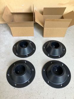 RV table leg and table base mounts