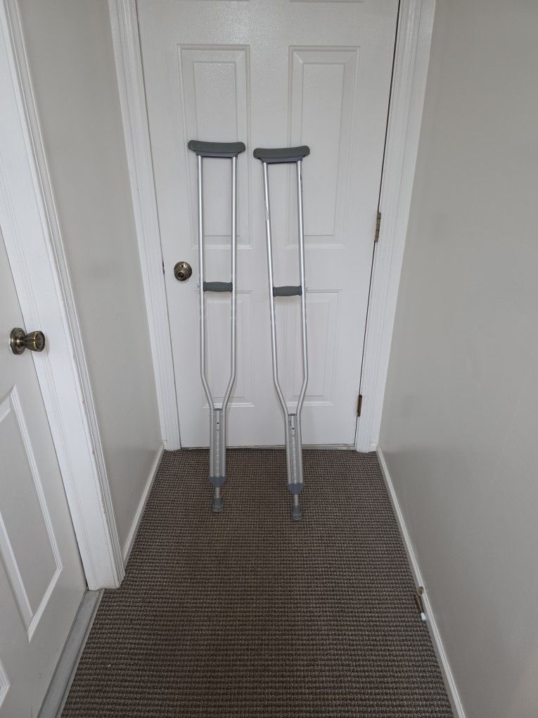 Crutches for adult adjustable McKesson