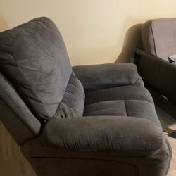 Gray Recliner 