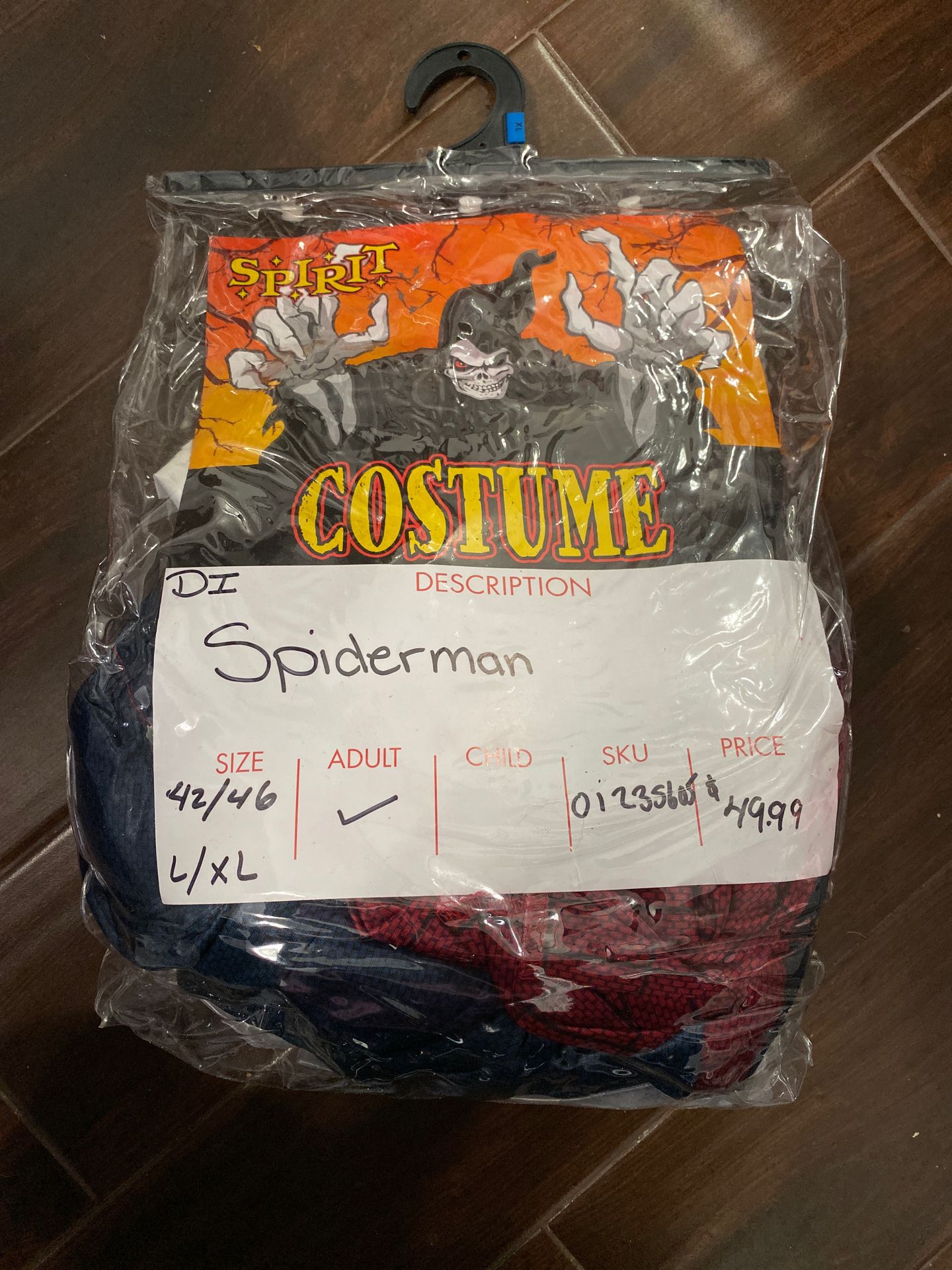 Spider man costume