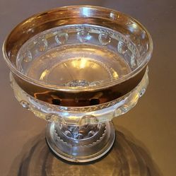 Vintage King's Crown Compote Candy Dish