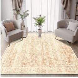 Brand New 6x9 Area Rug, Modern Abstract Non-Slip Washable Carpet