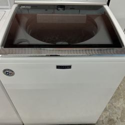 Maytag Washer With Glass Lid And Stainless Tub 