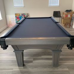 Olhausen Belmont Pool Table In Gray
