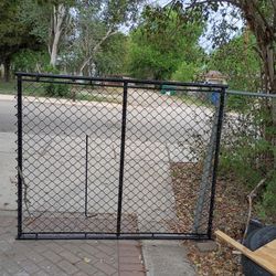Coated Black Fence 