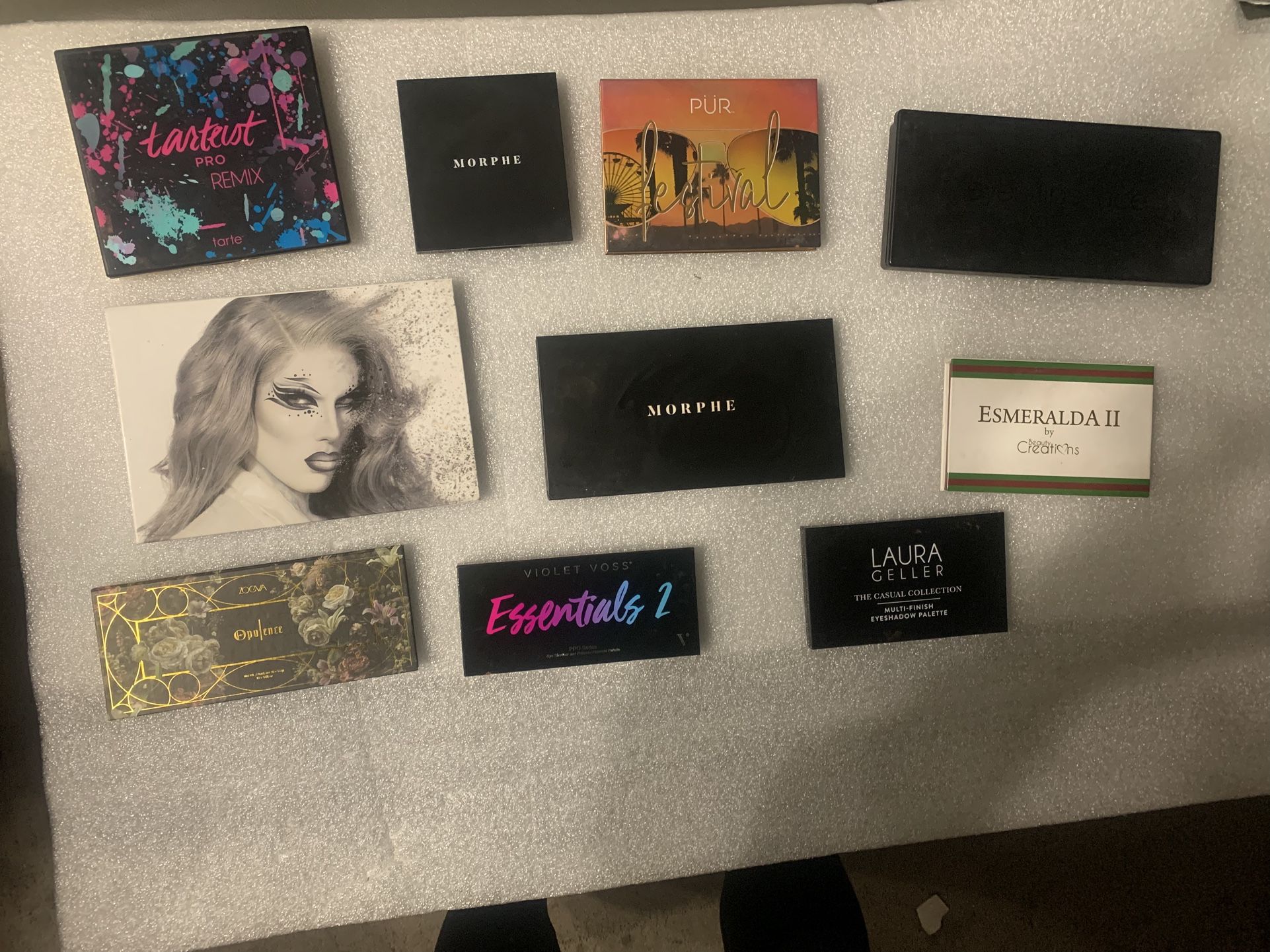 tarte, Jeffrey Starr, Morphe Etc Eyeshadow Pallets *new*