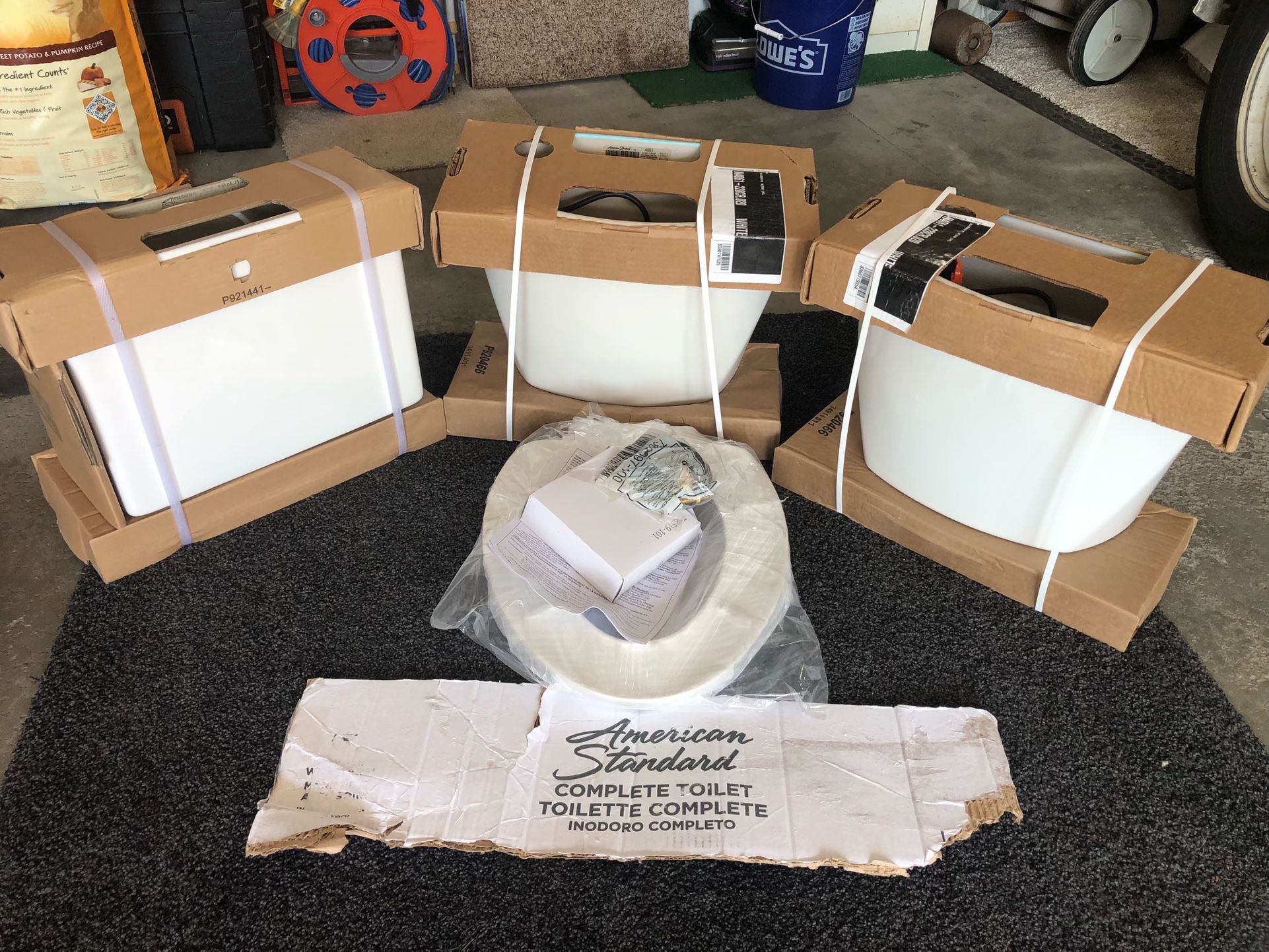 Brand New Standard Toilet Tanks & Seats