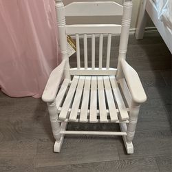 White Kids Rocking Chair