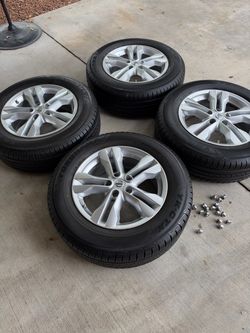 Wheels with tires