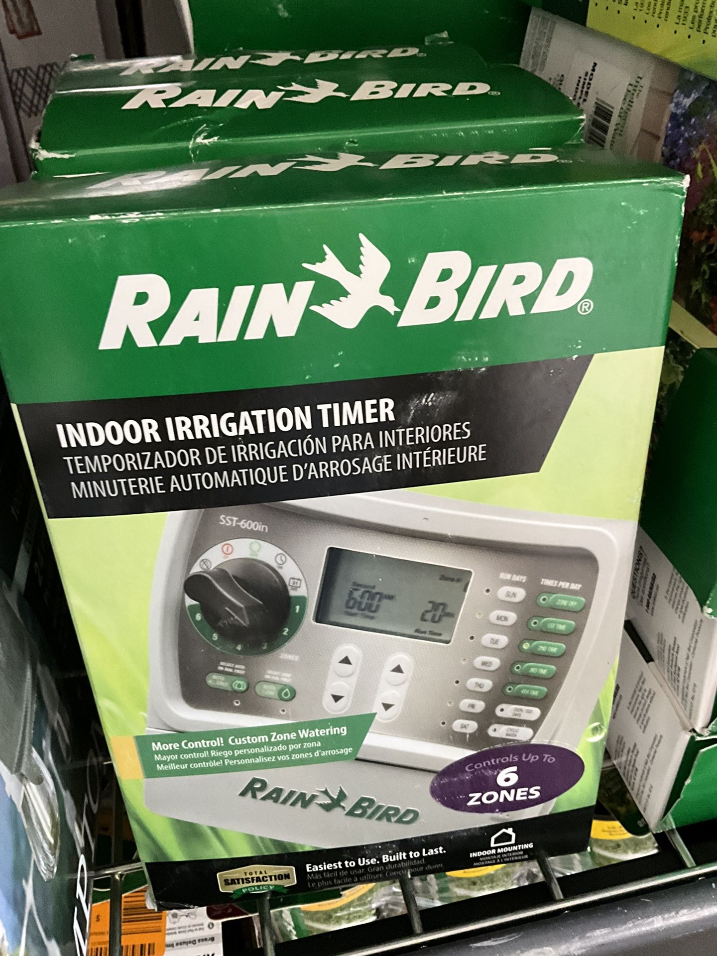 RAIN BIRD 6 ZONE TIMER 