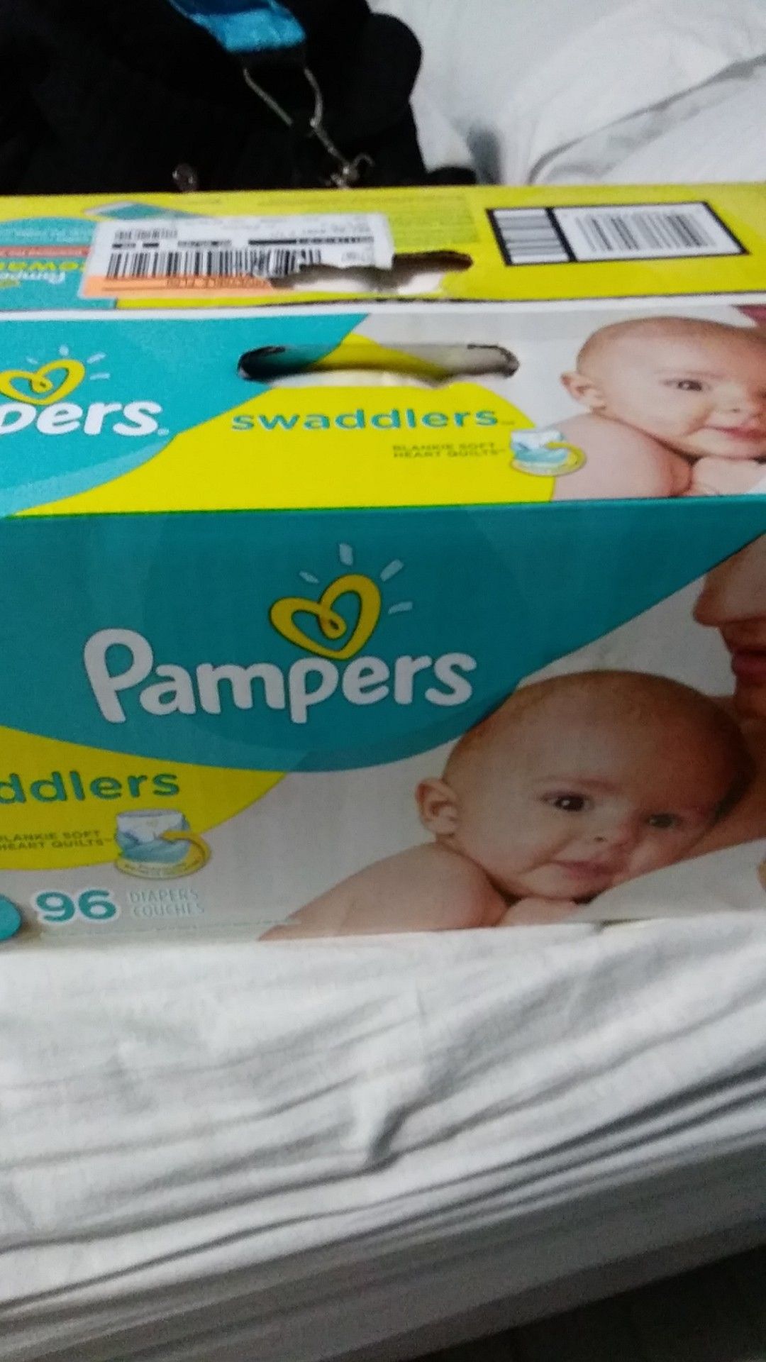 Size 1 Pampers swaddlers 96 count