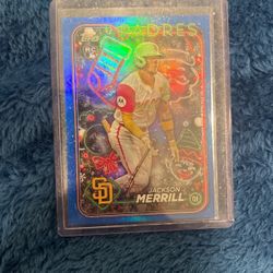 Jackson Merrill Blue Refractor