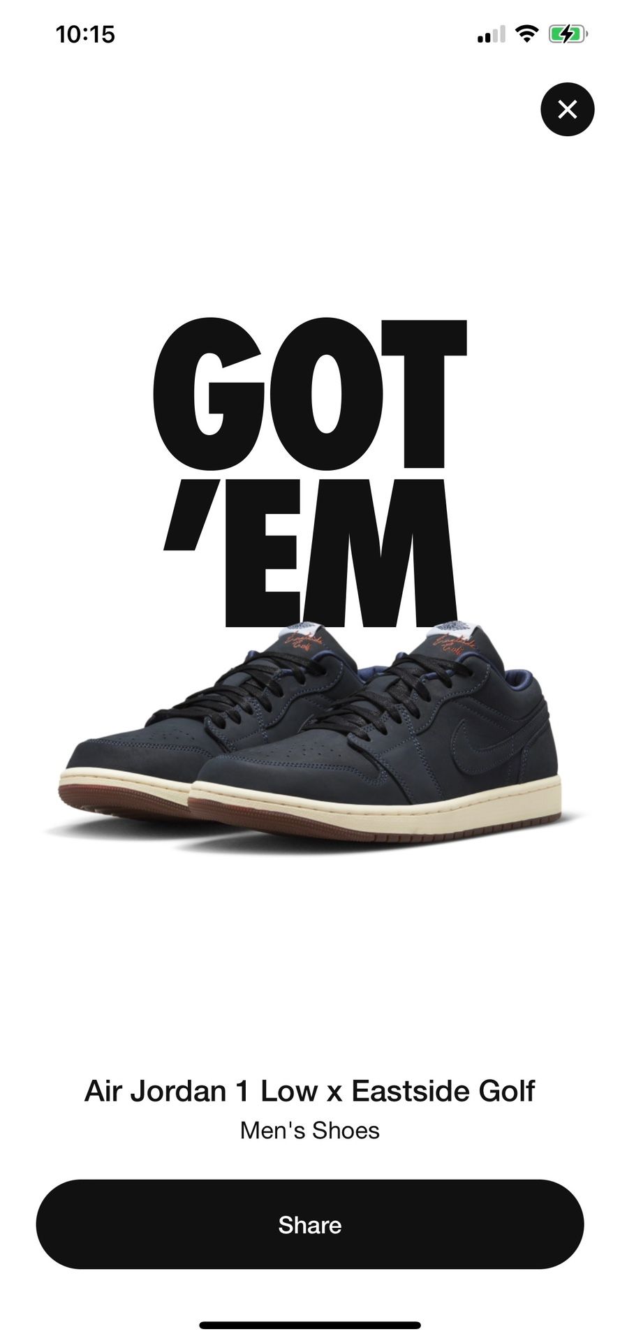 Air Jordan 1 Low Eastside Golf