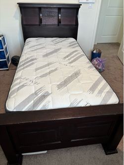 Twin Wood Bed