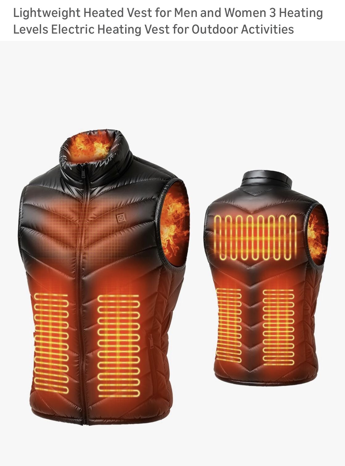 NEW Heated vest size Medium