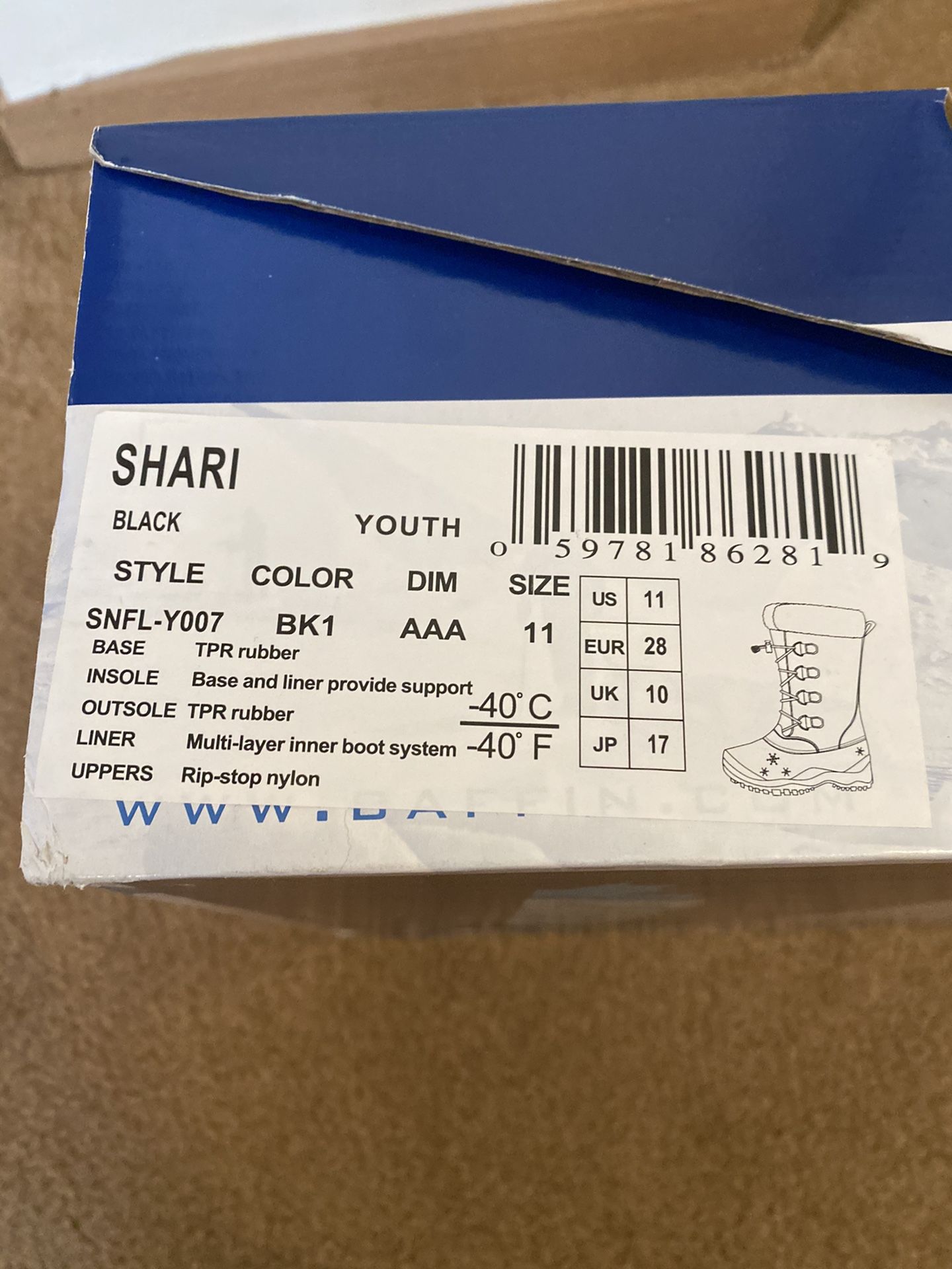Baffin Shari Boots-Youth