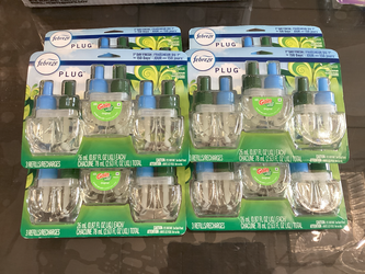 Febreze PLUG Gain Original Scent Oil, 3-Refill Value Pack, 6 Packs