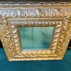 Vintage Gold Guild Mirror For Table Or Wall 