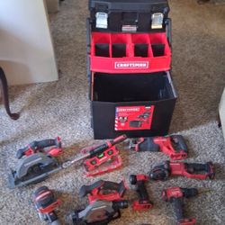 Craftsman Tools W/Multi Level Workshop Carrier 