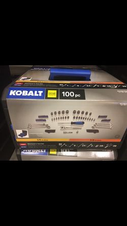 100 pieces kobalt tool set brand new
