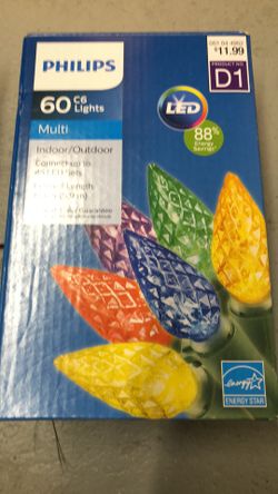 Phillips Christmas light LED 60 light new in the box