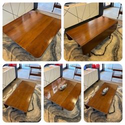 ✨ Beautiful Drop-Leaf Coffee Table – $59.99! ✨