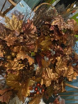 Wreath Autumn Harvest Festival Wreath Pendant Holiday Door