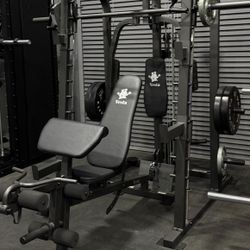 SMITH MACHINES / MULTI-FUNCTIONAL SMITH MACHINE SM-2001 WITH FID BENCH