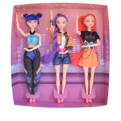 3-2 MFRMFR Demon Hunters 11.5'' Fashion Doll for,Articulated Girl Group Doll,Perfect Christmas and Birthdays Toy Gift for Girls Fans (003) 