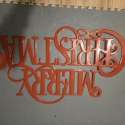 Merry Christmas sign