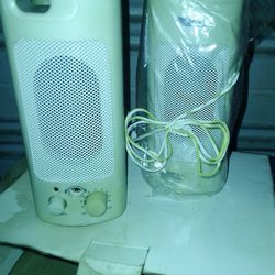 Brand New White Computer Speakers 