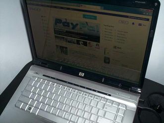 HP Laptop Notebook AMD Turion 64 x2 2.0Ghz 4GB Ram DVD-RW 250GB Win 7 - $195