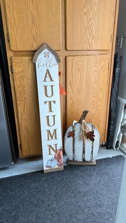 Fall/Autumn decor signs