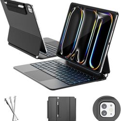 ipad Pro 13 inch Case with Keyboard (M5 2025 / M4 2024)
