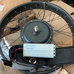 26" Electric Bicycle Motor Front Wheel And Controller For For Brushless Motor. 