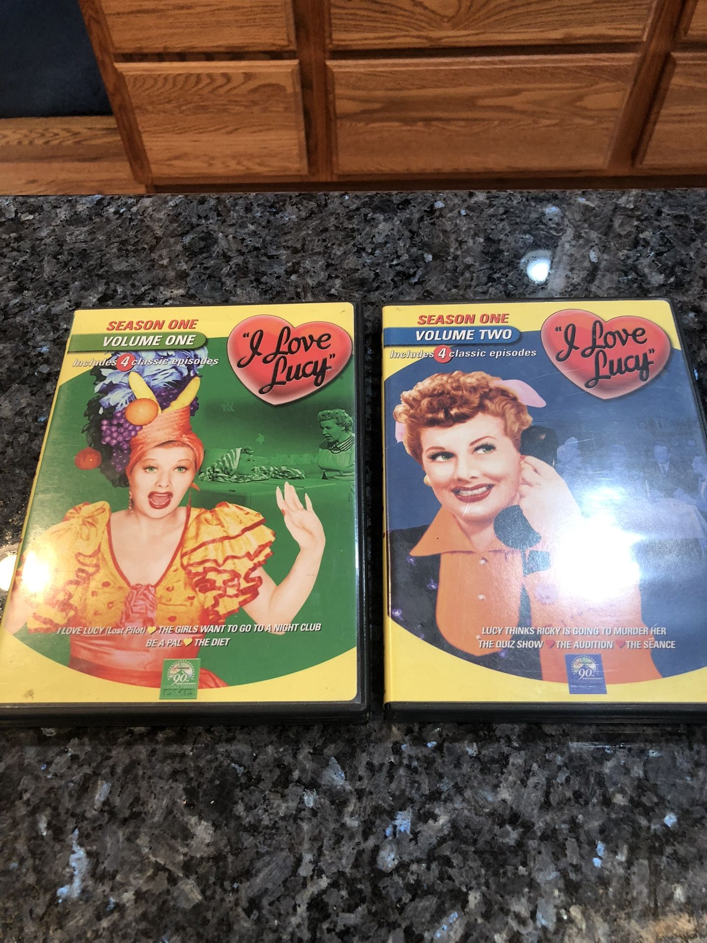 I Love Lucy Season One Volume 1 & 2. Preowned Only Watched Once.