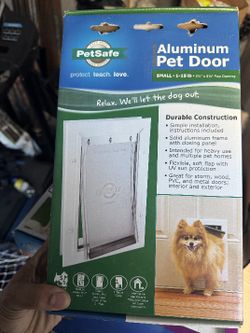 Small Aluminum Pet Door