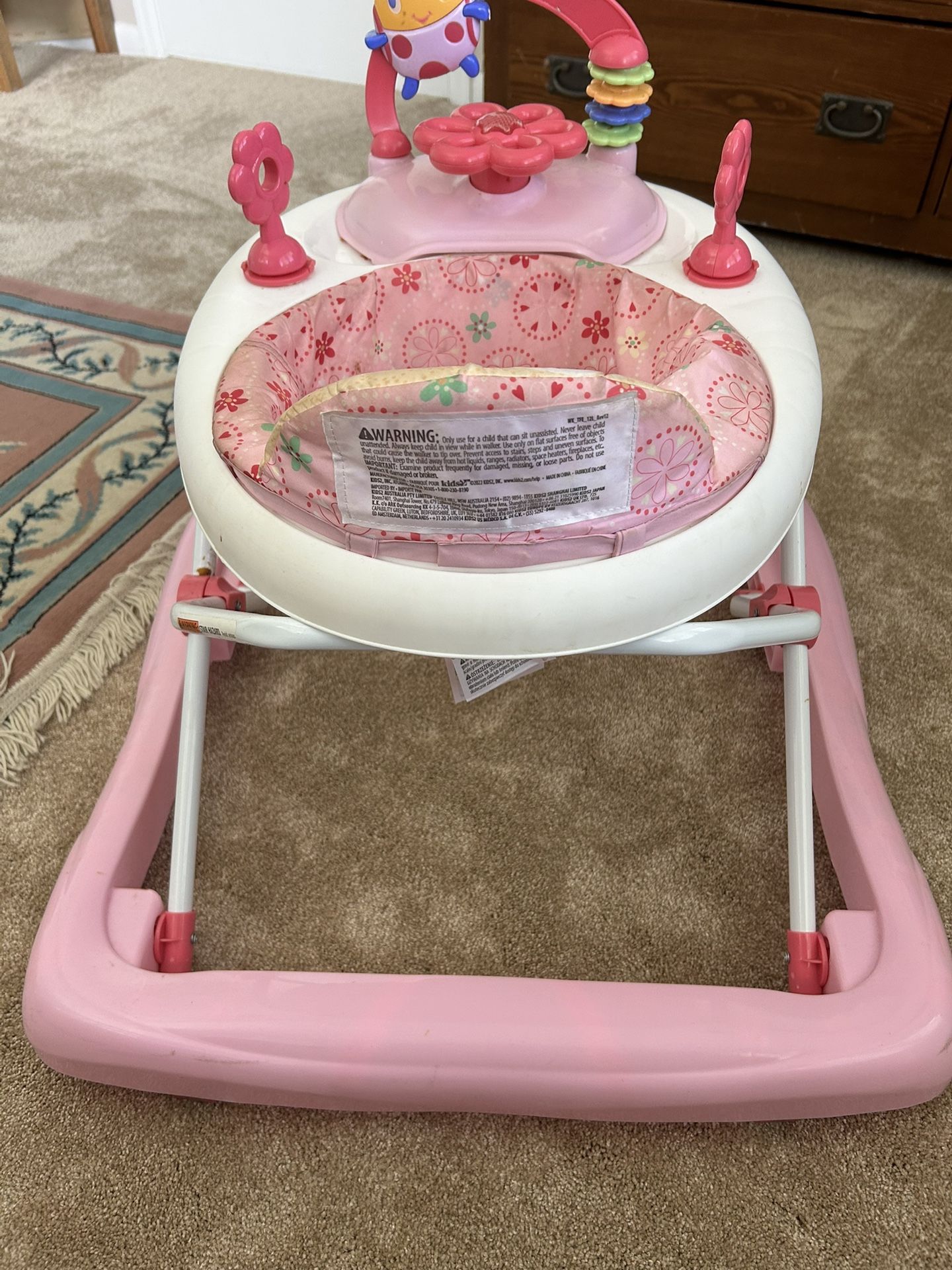 Walk-A-Bout Walker With Wheels Excellent Condition