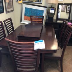 Dining Table With 6 Chairs 