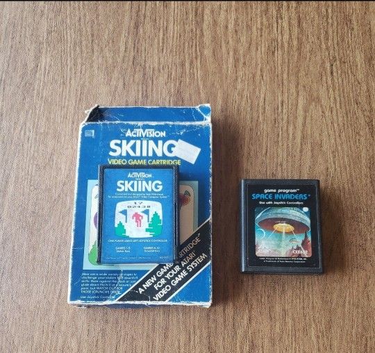 Skiing and Space Invaders for Atari