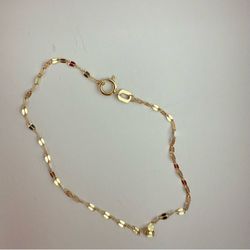 Solid gold bracelet