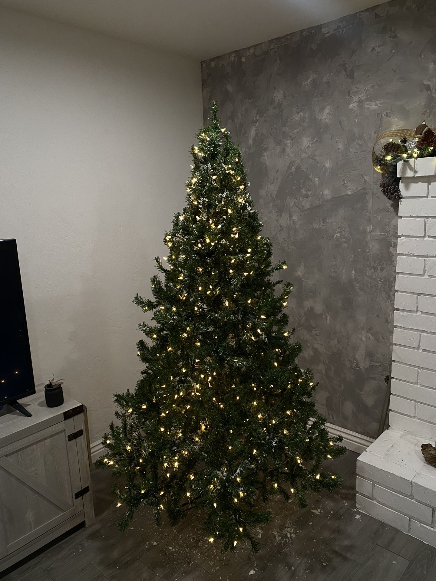 Flocked Christmas Tree