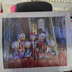 Scooge Mcducks Family Reunited Boy Walt Disney  Studios On Art-net 18/1000 Limited Edition 